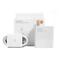 Cargador Xiaomi Carga Rapida 67w Usb A + Cable Tipo C