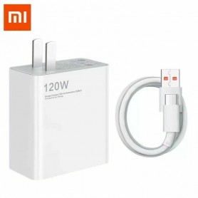 Cargador Xiaomi Carga Rapida 120w Usb A + Cable Tipo C