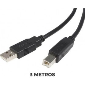 Cable USB A USB-B De Impresora 3mts