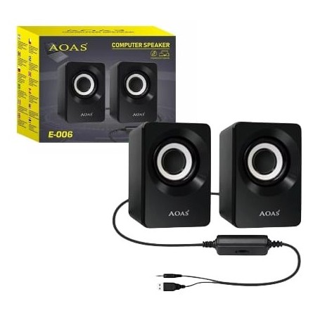 Parlante Para PC AOAS E-006 6W USB