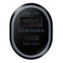 Cargador 12v Samsung Para Auto USB-C USB-A Con Cable De Carga Usb-C 45w & 15w
