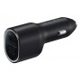 Cargador 12v Samsung Para Auto USB-C USB-A Con Cable De Carga Usb-C 45w & 15w