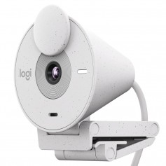 Camara Web Webcam Logitech Brio 300 Con Microfono Full HD 1080p 2mp 30Fps Skype Zoom Blanco