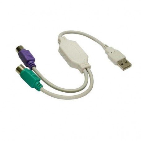 ADAPTADOR USB A 2 PS2 NETMAK NM-C08