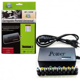 Cargador Universal Para Notebook Hp Toshiba Acer Lenovo 12V A 24V MY-120W