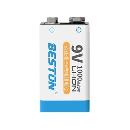 Pila Bateria Recargable 9v Beston 1000mAh