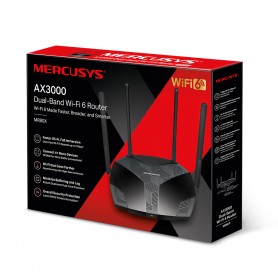 Router Mercusys MR80X AX3000 4 Antenas Wifi 6 3 Mbps