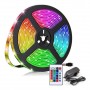 Tira De Led 5050 RGB Con Fuente & Control Ibek 5mts