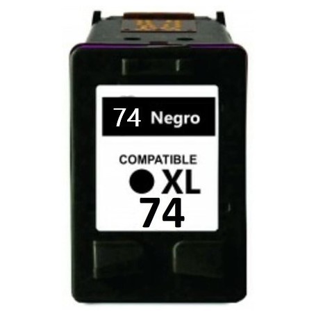 Cartucho Hp Alternativo 74XL Negro