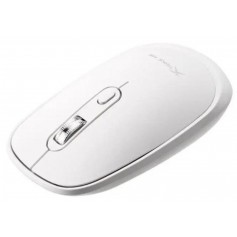 Mouse Inalambrico 2.4GHz Bluetooth Silencioso Xtrike Me GW-119 Blanco