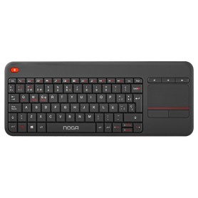 Teclado Inalambrico Para PC Smart TV Bluetooth Con Touch Pad Noga NKB-Q80