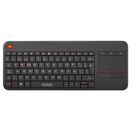 Teclado Inalambrico Para PC Smart TV Bluetooth Con Touch Pad Noga NKB-Q80