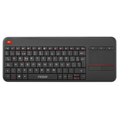 Teclado Inalambrico Para PC Smart TV Bluetooth Con Touch Pad Noga NKB-Q80