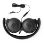 Auriculares De Vincha Con Cable JBL Tune 500 Pure Bass Supraaurales Manos Libre Plegable Negro