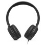 Auriculares De Vincha Con Cable JBL Tune 500 Pure Bass Supraaurales Manos Libre Plegable Negro