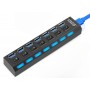 Hub USB Con Teclas 7 Puertos 3.0 Hub73.0