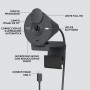 Camara Web Webcam Logitech Brio 300 Con Microfono Full HD 1080p 2mp 30Fps Skype Zoom Negro