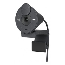 Camara Web Webcam Logitech Brio 300 Con Microfono Full HD 1080p 2mp 30Fps Skype Zoom Negro