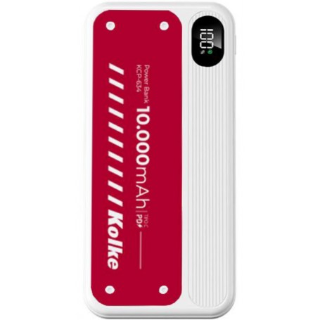 Power Bank Cargador Portatil Kolke KCP-634 10000mAh Conexion USB-C PD Qualcomm 3.0 Carga Rapida