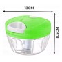 Cortadora Picador Triturador De Verduras Vegetales Manual Easy Spin Cutter