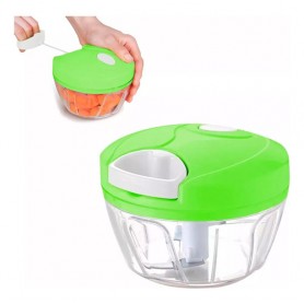 Cortadora Picador Triturador De Verduras Vegetales Manual Easy Spin Cutter