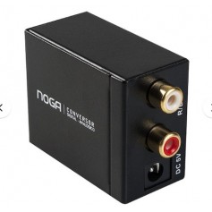 Conversor Audio Digital Optico A Rca Con Cable Optico Noga CONDIG-AN