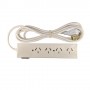 Zapatilla Prolongador Sixelectric Con Tecla 4 Tomacorrientes 2.5mts