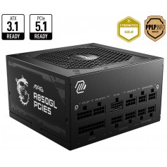 Fuente MSI Mag A850GL 850W 80 Plus Gold Full Modular PCIE 5.1 ATX 3.1