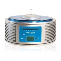 Radio Reloj Portati Panacom RF-2518C AM-FM 16 X 7CM A Pila