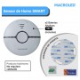 Sensor Macroled Smart Para Detección De Humo Con Alarma A Pilas SSH-30M2