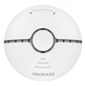 Sensor Macroled Smart Para Detección De Humo Con Alarma A Pilas SSH-30M2