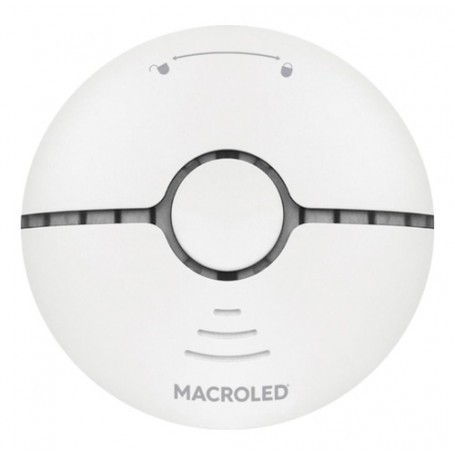 Sensor Macroled Smart Para Detección De Humo Con Alarma A Pilas SSH-30M2