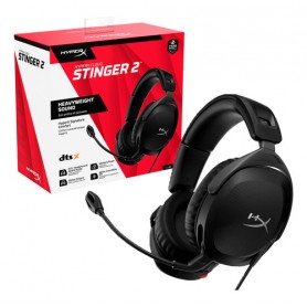 Auricular Gamer Con Cable Hyperx Cloud Stinger 2 Negro Para PS4 PS5 Xbox PC Mini Plug Jack 3.5mm Auxiliar