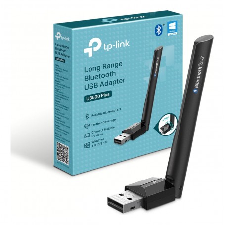 Adaptador Receptor Bluetooth 5.0 USB Tp-Link UB500 Para Notebook Pc Largo Alcance