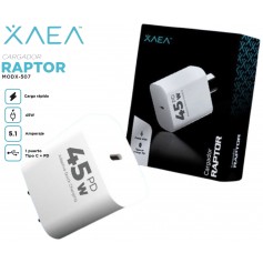 Cargador Carga Rapida XAEA MODX-507 45W Entrada USB-C Type-C Tipo-C