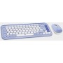 Mouse & Teclado Inalambrico Bluetooth Logitech Pop Icon Combo Color Lila & Blanco