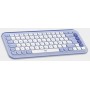 Mouse & Teclado Inalambrico Bluetooth Logitech Pop Icon Combo Color Lila & Blanco