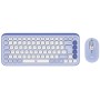 Mouse & Teclado Inalambrico Bluetooth Logitech Pop Icon Combo Color Lila & Blanco