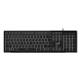 Teclado Con Cable USB Genius SlimStar 820 Con Luz