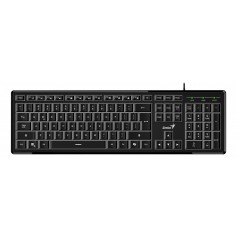Teclado Con Cable USB Genius SlimStar 820 Con Luz