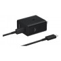 Combo Cargador Con Cable Samsung Original Adaptador De Carga 50W Dual Usb C Type C Super Rapido Super Fast Charging