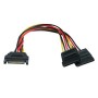 CABLE POWER SATA A 4 PINES MOLEX NISUTA SATA 15CM