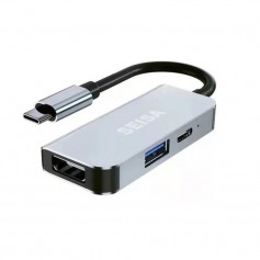 Hub USB-C Tipo-C Type-C Seisa 3 En 1 HDMI USB 3.0 USB-C