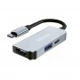 Hub USB-C Tipo-C Type-C Seisa 3 En 1 HDMI USB 3.0 USB-C