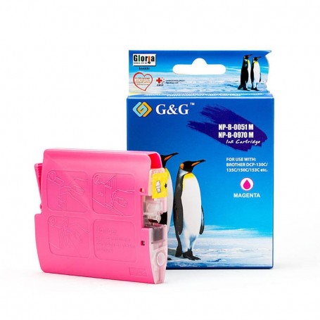 Cartucho Brother Lc51M Mf240C Mf3360C Dcp130C Magenta