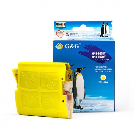 Cartucho Brother Lc51Y Mf240C Mf3360C Dcp130C Amarillo