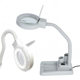Lupa De Escritorio Con Luz & Aumento Cosmética Joyería Daza Wiluliusb