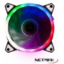 Cooler Turbina 120x120mm Netmak Nm-Ring Rgb Tipo Anillo Conector Molex