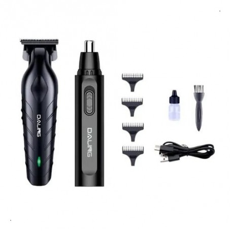 Afeitadora + Trimmer Daling 2 en 1 DL-1808 Recargable Usb C