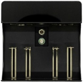 Cargador De Pilas Recargables Carga 4 Pilas AA AAA 18650 9V Con Display Puerto USB-C Tipo-C SEFE-407-L3AD
